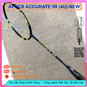 [Vợt cầu lông Apacs Accurate 99- 4U] NEW Vợt sơn nhám dạ quang cân bằng công thủ trợ lực dễ đánh