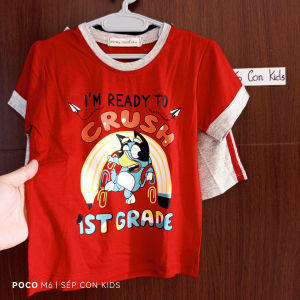 [9-17kg] Bộ thun lạnh bé trai in chú chó dễ thương thun lạnh Minky chính hãngg