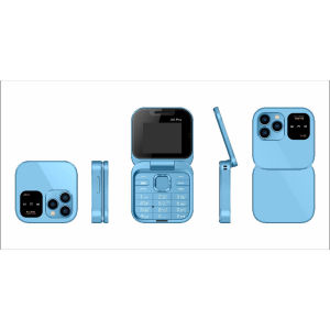 NEW พร้อมส่ง มือถือปุ่มกดฝาพับ i16 pro มีเมนูภาษา โทรศัพท์มือถือจิ๋ว ไทย ใส่ได้2ซิม ได้ทุกระบบ กล้องหลังหน้าจอHD