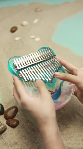 17/21 Keys Thumb Piano with Tuning Mallet Mini Kalimba Musical Instruments Finger Piano Gifts for Kid Adult Beginners