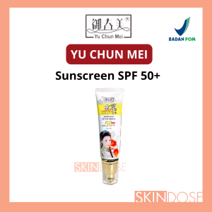 YU CHUN MEI Sunscreen UV Defender 80ml-SPF50/PA++++ With OMCX & Titanium Dioxide Sunblock Wajah