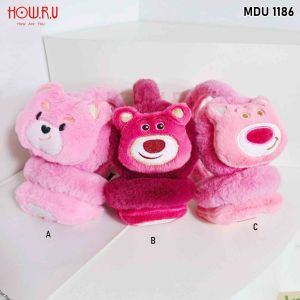 HOW.R.U | Ear Muff Fluffy Lotso Anti Dingin/ Penutup Telinga untuk Anak dan Dewasa