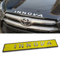 Toyota INNOVA Front hood Emblem badge sticker with GUIDE. 