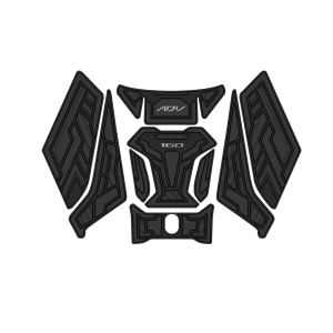 Honda ADV 160 2026 RoadSync Tank Pad Premium Embossed Thick Rubber Anti Scratch Tank Body Protector