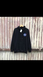 H&M Hoodie nasa black globe