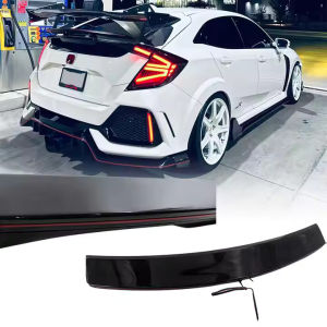 Carinn Spoiler Trunk Led Ducktail Stylish Honda Civic Hatchback 2016-2021 Gen 10 Sporty