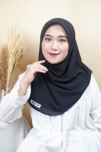 𝗛𝗮𝗻𝗵𝗮𝗻 𝗛𝗶𝗷𝗮𝗯 - Segiempat Oval Polos Malay (Segi Empat Ceruty Babydoll Premium)