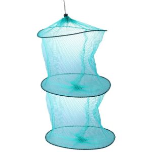 GONGL Fishing Trap Network 3 Layers Foldable Crab Trap Minnow Trap Fishing Trap Network Fish Trap For Crawfish Shrimp Net Fish Shrimp Mesh Cage Cast Net Fish Guard Nets Shrimp Mesh Cage Fishing Cage Fishing Net