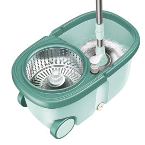 ไม้ม็อบถูพื้นพร้อมถังปั่นอุปกรณ์ไม้ถูพื้น อัพเกรดใหม่ พร้อมถังล้อลาก เพิ่มความหนาพร้อมขวดน้ำยา