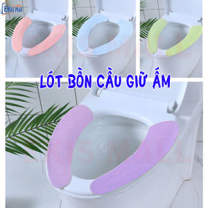 Miếng lót bồn cầu giữ ấm mùa lạnh Tấm lót bồn cầu vệ sinh mềm mịn có thể giặt lại Đệm lót bồn cầu giữ nhiệt mùa đông lạnh giá