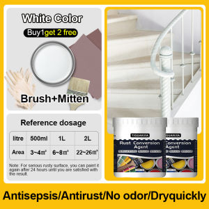 【0 formaldehyde 0 odor】2000ml anti rust paint for metal rust metal paint tma cat anti karat rust converter metal paint anti rust cat besi anti karat anti rust spray paint for metal rust converter primer anti rust primer rust converter paint 0 formaldehyd