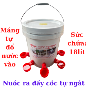 MÁNG UỐNG CHO GÀ VỊT LOẠI XỊN SIÊU BỀN.