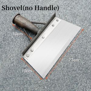 Multifunctional Cleaning ShovelAll-Steel Flat ShovelWeed Scraper Shovel for Gardening Digging Llivestock Cleaning