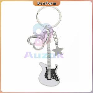 BF. Creative Mini Musical Instruments Guitar Keychain Keyring Women Men Gift