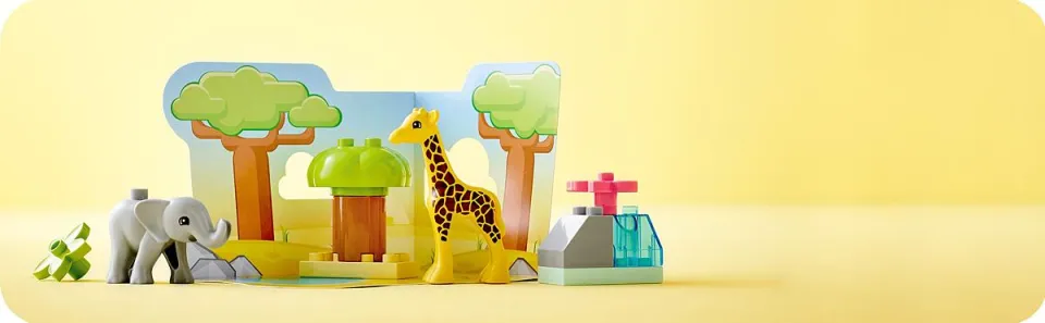 LEGO DUPLO 10971 Wild Animals of Africa Building Toy (10 Pieces
