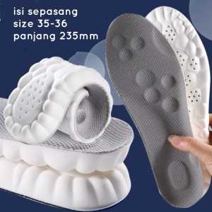 Insole sepatu murah super empuk pria dan wanita insole olahraga sol sepatu sneakers dan loafer