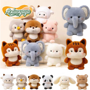 Aoduoyaya Cute Animal Plush Toy Children Table Doll Ornaments Companion Doll Birthday Christmas Gifts Soft Sleeping Companion