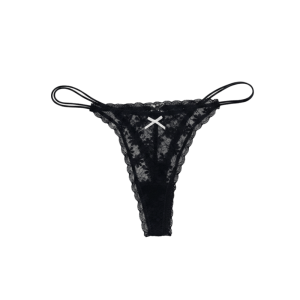 RGFV Transparent Lace  Women Hollow Out Sweet Style Seamless Underwear Briefs Thin Strap Lace Bow Underpants Daily Wear