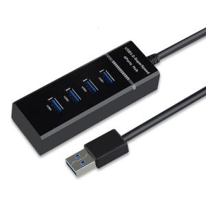 Compactly 4 Port USB Hub USB Expander For Desktop Laptop TV Enables Fast Data Transfer And Device Charging Adapter