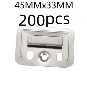 400pcs Wall Panel Clips Metal Clip Fluted Wall Panel For Wpc Wall And Ceiling Fluted
