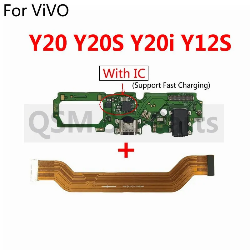 For Vivo Y20 Y20S Y20i Y12S Micro USB Charging Dock Port Board