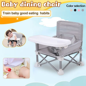Cute Child Baby Eating Chair Sturdy Adjustable Toddler Feeding Portable Foldable Chair Baby Play Chair