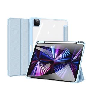 [Giao Hỏa Tốc] Bao da DUX DUCIS iPad 10.2 inch (iPad Gen 9/8/7) (TOBY SERIES) Mặt lưng trong Có Khay Đựng Bút - Xanh Da Trời