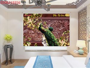 Tranh công phượng 3d gạch men ốp tường