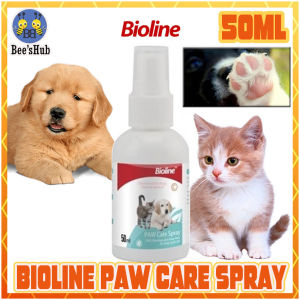 BIOLINE Paw Care Spray 50ml With Beeswax and Aloe Vera Anti-bacterial & Anti-fungal Beeswax Moisturize & Protect
