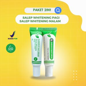 VIRAL COD!!! 2in1 Paket Salep Day dan Salep Night Elzet Skincare BPOM Krim Malam Pemutih Penghilang Flek Melasma Milia Bintik Hitam Wajah Bekas Jerawat Night Whitening Ampuh Permanen