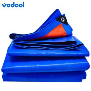 VODOOL Outdoor Waterproof Blue Tarp for Water Activities Heavy Duty 2x2/3/4M Tarps for Patio and Vehicle Cover