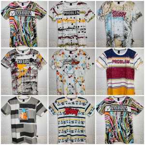 Paket Hemat 3 Kaos Distro 3 Warna Motif Terbaru Termurah