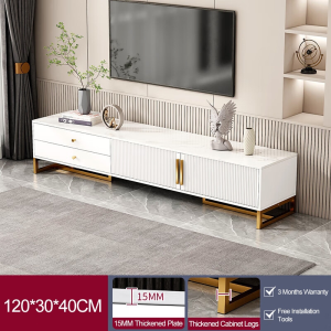 Happihaus TV Cabinet Modern Minimalist Luxury TV Cabinet Storage Box Sideboard With Storage Box