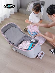 NEW Kids Luggage Foldable Trolley Baby Stroller 20 Inch Luggage Can Sit and Ride Lightweight Kids Luggage