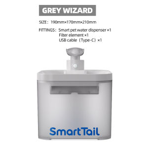 SmartTail Pet Water Dispenser Ture Wireless 2.2L Water tank 2Sense Mode Water Fountain For Dog and Cat