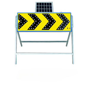 【 In Stock 】Traffic Warning Light Solar Double Arrow Guide Light Construction Indicator Light Road Reflective Sign Induced Flash Light