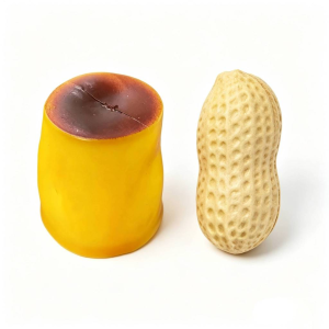KEBIDU Crunchy Squishy Caramel Pudding Squeeze Toy Handmade Stress Ball Fidget Toys Food-shaped Pudding ASMR Sensory Stress Relief Toys for Adults Gift