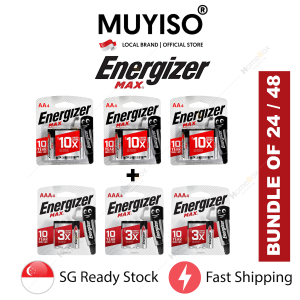 🪫 ENERGIZER 🇸🇬 [BUNDLE OF 24/48] AA/AAA MAX BATTERY | Alkaline Batteries [MUYISO]