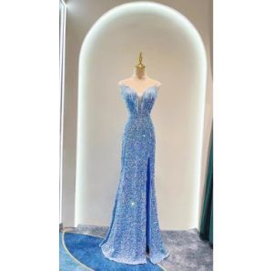 GAUN WEDDING GAUN PERNIKAHAN WANITA SEQUINS MEWAH MERMAID SHINY