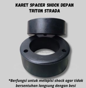 Karet spacer shock depan Triton tebal 5cm set 2pcs .