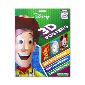 Disney 3D Posters (Scan the QR code to see how to create your own wall art!)