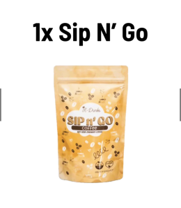 K-Drinks Sip n’ Go Detox Coffee & Cocoa Slimming Drinks 10 Sachets Appetite Suppressant Antioxidant