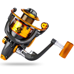 Sougayilang Alat Gulungan Pancing 12BB Gulungan Pancing Ikan Mas Gearing Reel Pancing Berputar 5.5: 1 Gulungan Pancing Kecepatan Tinggi Untuk Ikan Mas