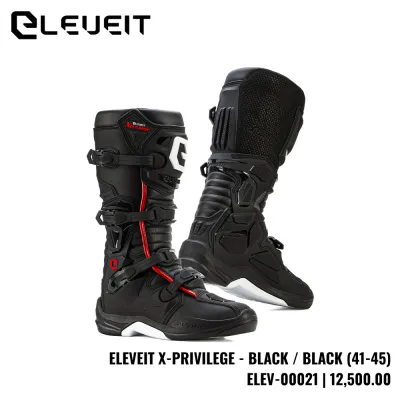 ELEVEIT Riding Boots for Motorcycle ELEVEIT X-PRIVILEGE BLACK/BLACK (Size 41-45) (ELEV-00021)
