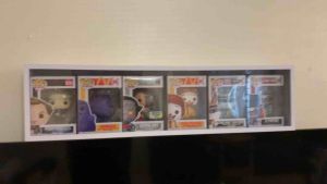 funko pop 6 slots white displaycase SPACE SAVER STORAGE WALL MOUNT