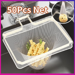 ChicLiving Sink Strainer Drain Filter Rack Anti Block Reusable Mesh Kitchen Rumah Tangga 50pcs
