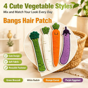 Fake Bangs Natural Look Clip-in Fringe Easy to Use Hair Accessories