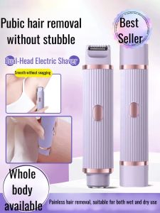 💕Double-Head Dual-Purpose💕Electric Shaver Leg Hair and Body Hair Trimmer Double-Head Scraper Two-in-One Hair Removal Device电动脱毛仪