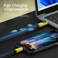 Hagibis USB C เป็น USB C สายที่ชาร์จความเร็วสูงจอแสดงผลแอลอีดี Type C PD 240W สายชาร์จ5A สายสำหรับ iPhone ถ่ายโอนชาร์จอย่างเร็วโอนถ่ายข้อมูล15/15 Pro Max Air Android iPad MacBook Pro. 
