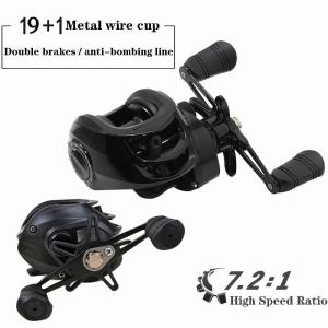 Mesin Pancing reel casting reel 10kg Drag Fishing Reel Fishing Accessories Double Spool Fishing Reel Adjustable Bait
